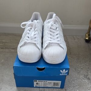 Adidas Womens Superstar White Shoes
